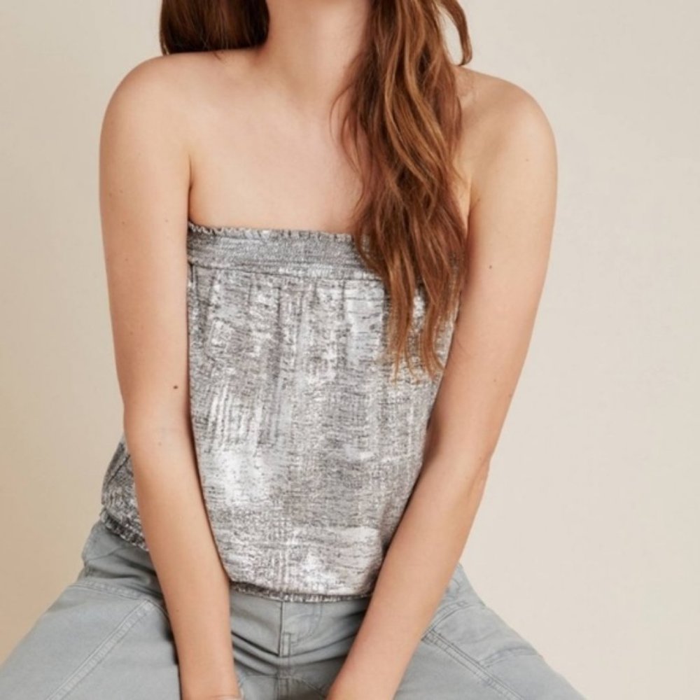 Maiah Shimmer Tube Top